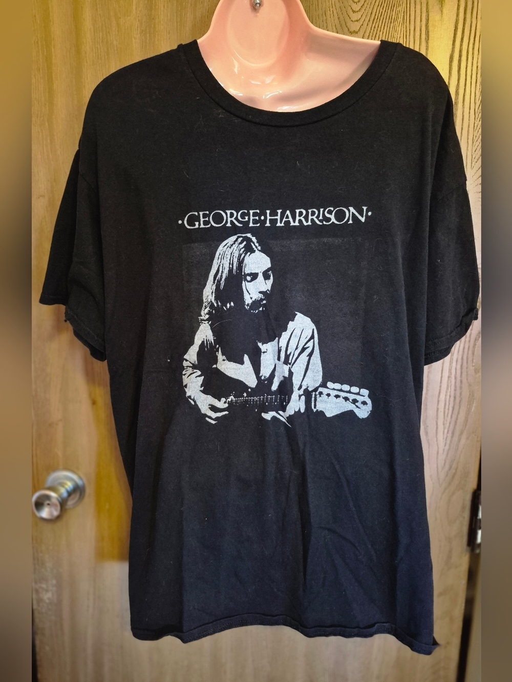 George Harrison live guitar Graphic Tee t-shirt 2x Beatles